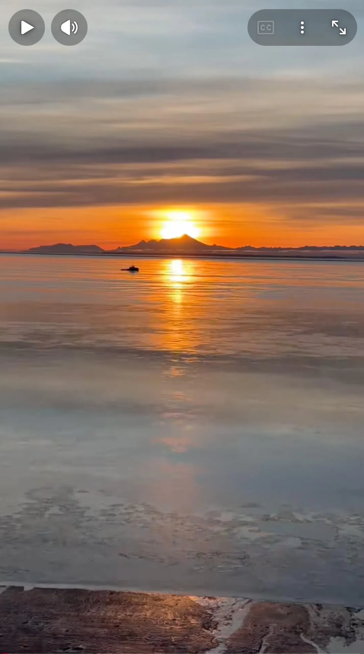 February Sunsets at Salamatof Beach, Alaska in Cook Inlet