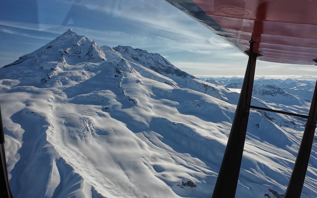 Off-the-Grid Alaska From the Air | Snug Harbor Snow Check