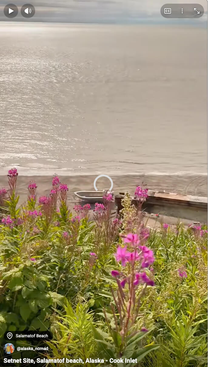 Azarel Setnet Site, Salamatof beach, Alaska – Cook Inlet