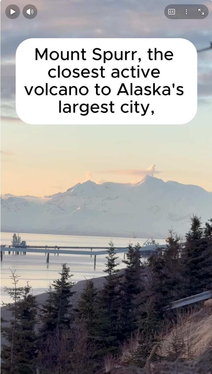 Alaska’s Mount Spurr Volcano Is Showing Signs Of Eruption